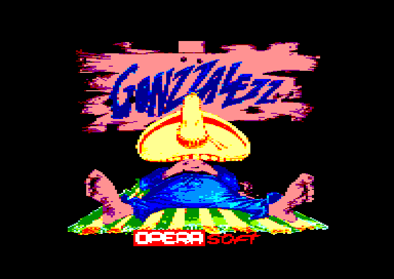 screenshot of the Amstrad CPC game Gonzzalezz