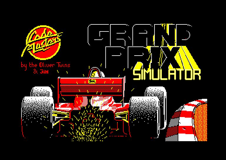 screenshot du jeu Amstrad CPC Grand prix simulator