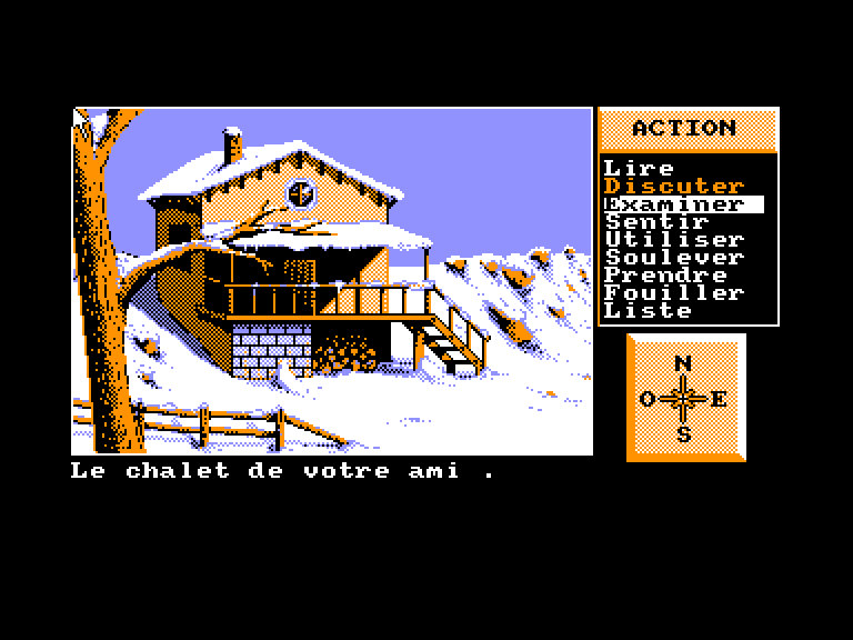 screenshot du jeu Amstrad CPC Griffes de la Nuit (les)