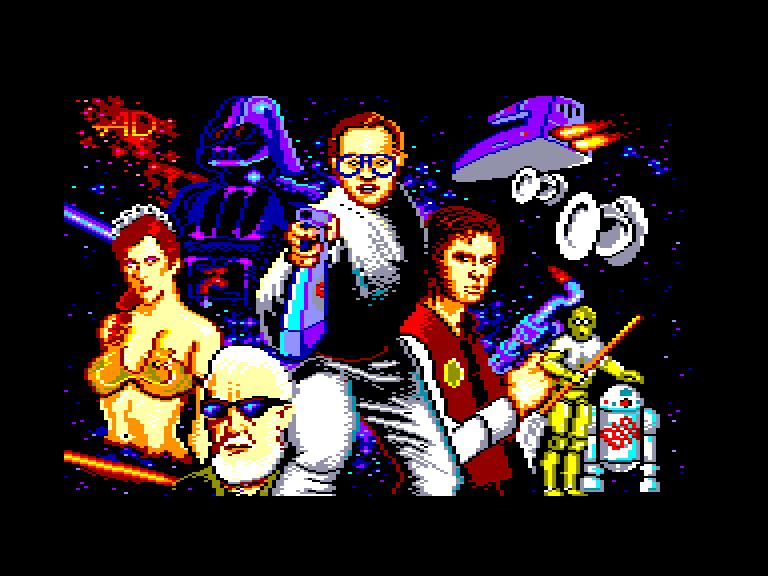 screenshot du jeu Amstrad CPC Guerra de las vajillas (la)