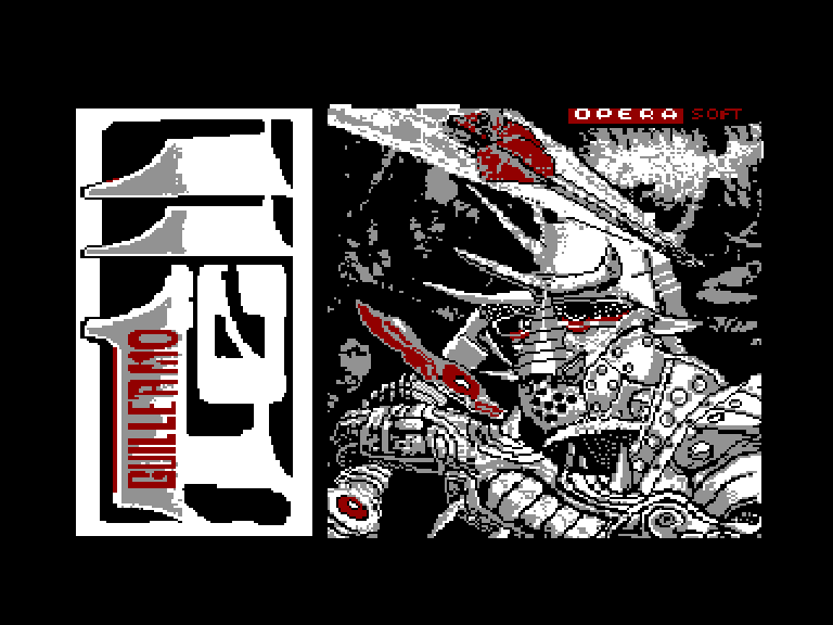 screenshot of the Amstrad CPC game Guillermo tell
