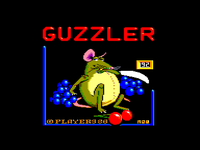 screenshot du jeu Amstrad CPC Guzzler