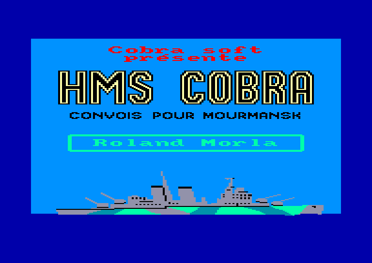 screenshot du jeu Amstrad CPC Hms cobra