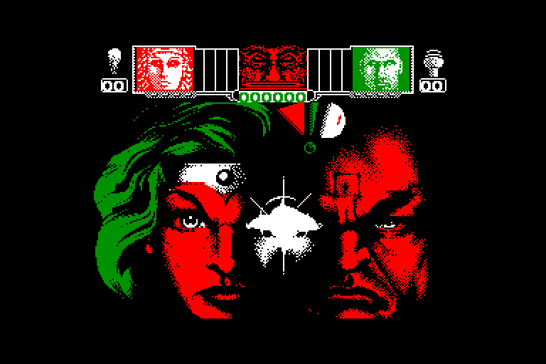 screenshot of the Amstrad CPC game Hammerfist