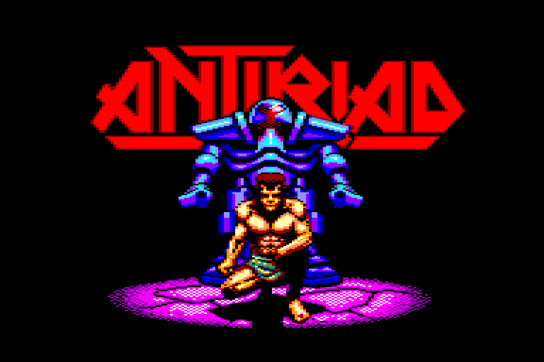 screenshot of the Amstrad CPC game Heilige Rustung des Antiriad (die)