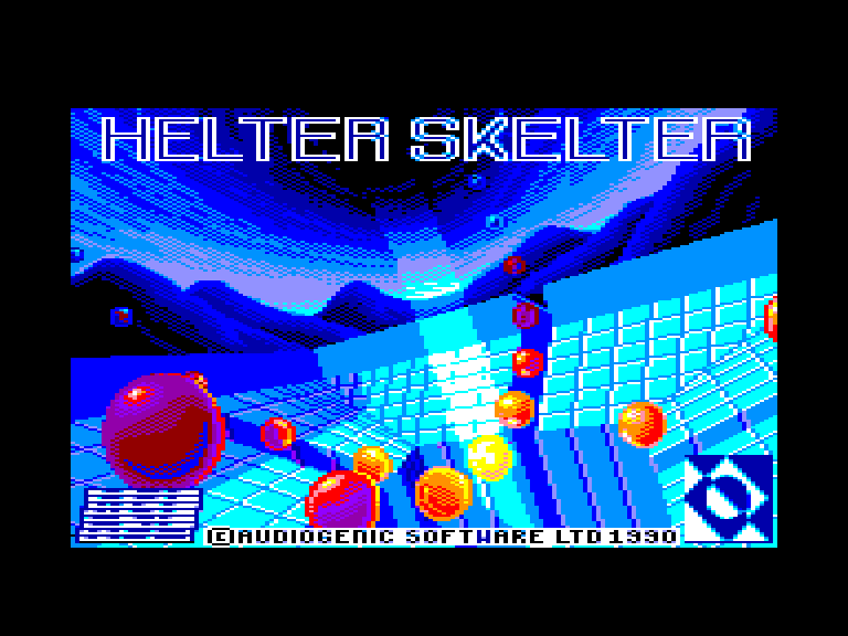 écran de chargement du jeu Amstrad CPC Helter Skelter