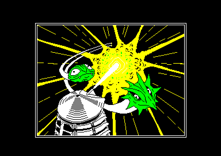 screenshot of the Amstrad CPC game Highway Encounter