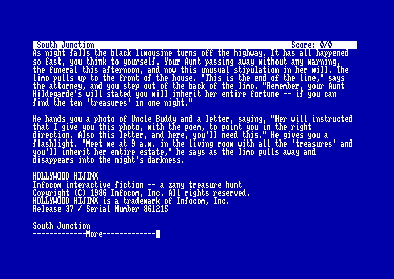 screenshot du jeu Amstrad CPC Hollywood Hijinx