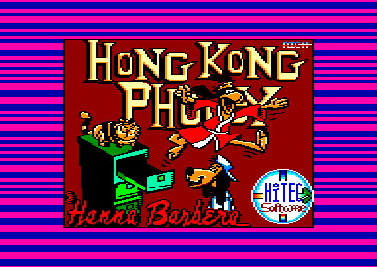 screenshot of the Amstrad CPC game Hong kong phooey