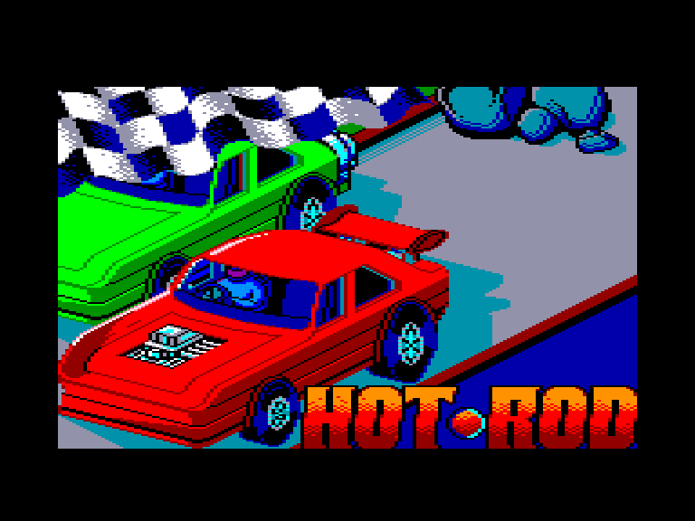 screenshot du jeu Amstrad CPC Hot-Rod