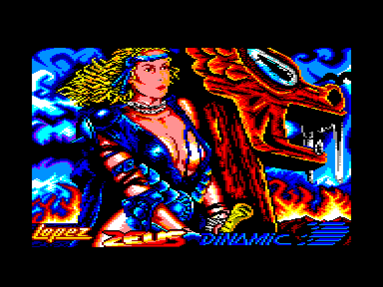 screenshot of the Amstrad CPC game Hundra