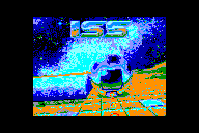 screenshot of the Amstrad CPC game I.S.S. - Incredible Shrinking Sphere
