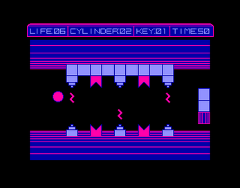 screenshot of the Amstrad CPC game Impossamal by The Mojon Twins