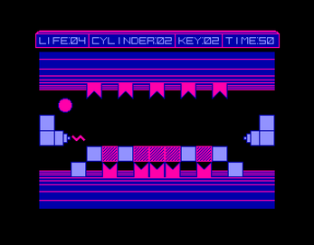 screenshot of the Amstrad CPC game Impossamal by The Mojon Twins