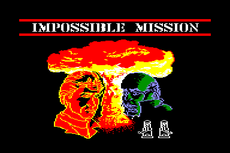 screenshot du jeu Amstrad CPC Impossible Mission