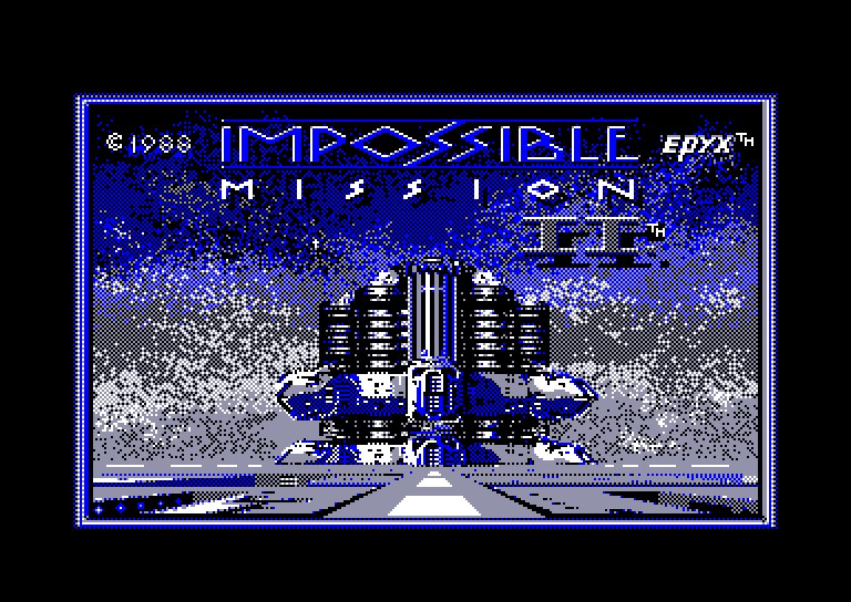 screenshot du jeu Amstrad CPC Impossible Mission II