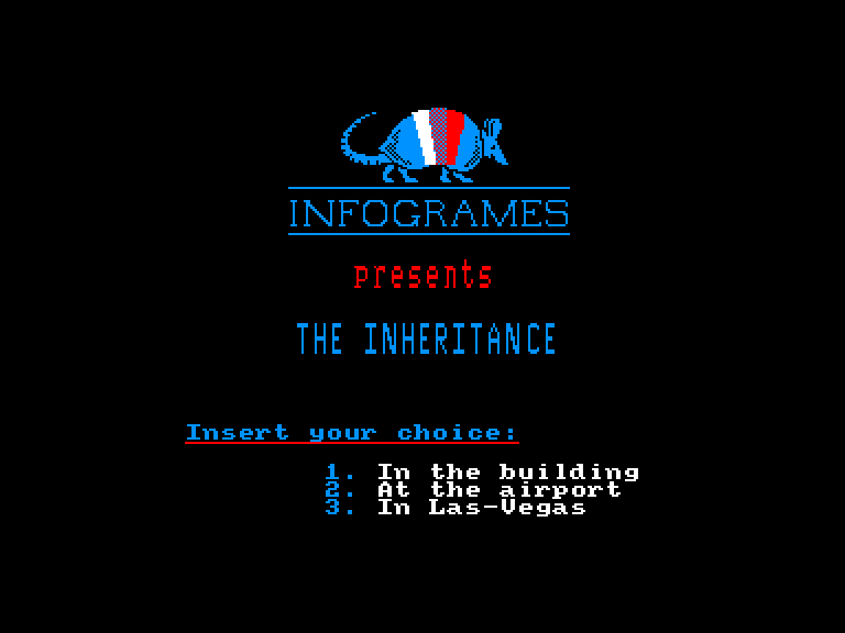 screenshot du jeu Amstrad CPC Heritage - Panique a Las Vegas