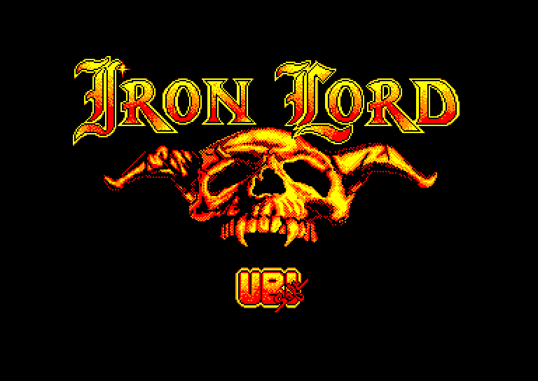 screenshot of the Amstrad CPC game Iron Lord