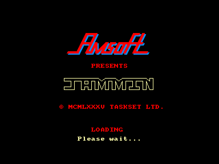 screenshot of the Amstrad CPC game Jammin