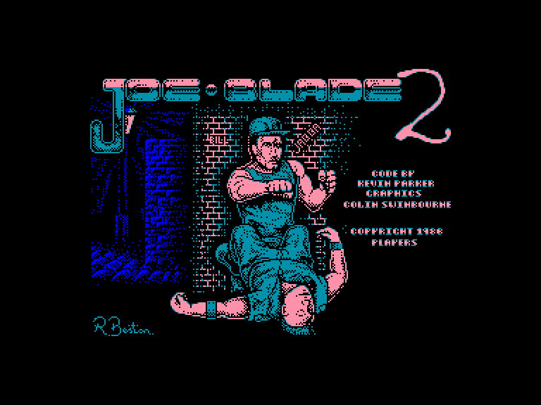 screenshot du jeu Amstrad CPC Joe Blade II