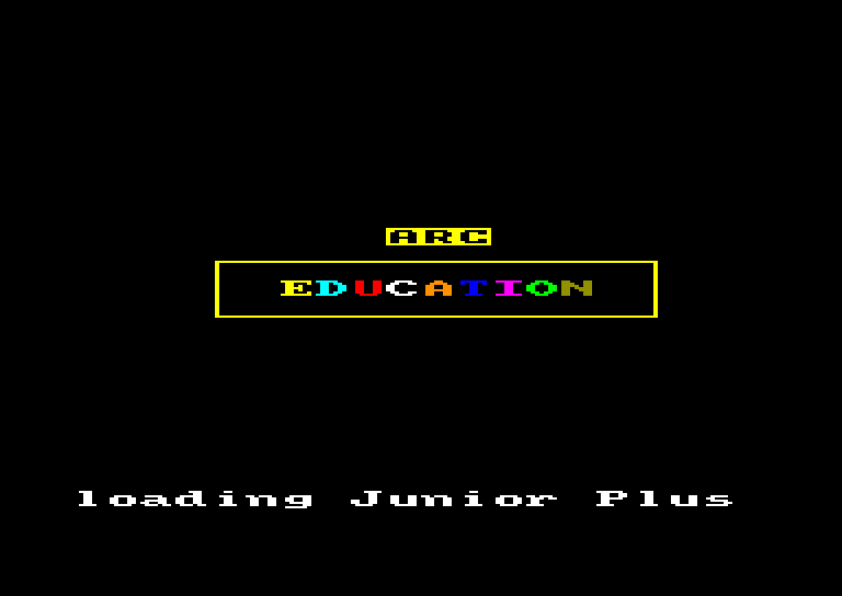 screenshot of the Amstrad CPC game Junior Plus