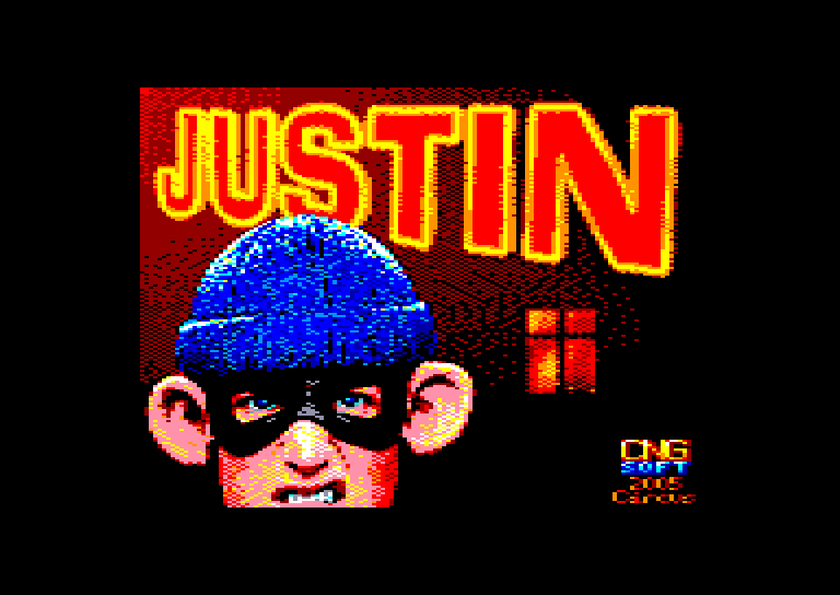 screenshot du jeu Amstrad CPC Justin