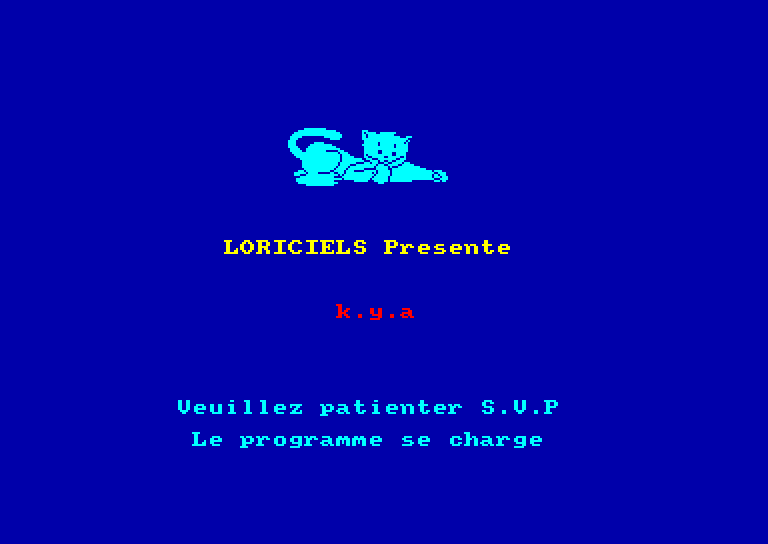 screenshot du jeu Amstrad CPC K.Y.A.