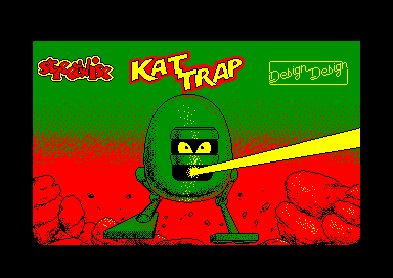 screenshot of the Amstrad CPC game Kat Trap