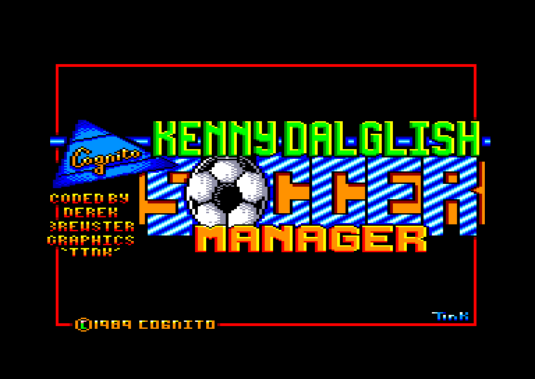 screenshot of the Amstrad CPC game Kenny dalglish soccer manager