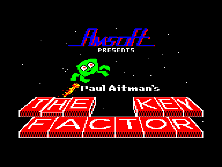 screenshot of the Amstrad CPC game Key factor (the)
