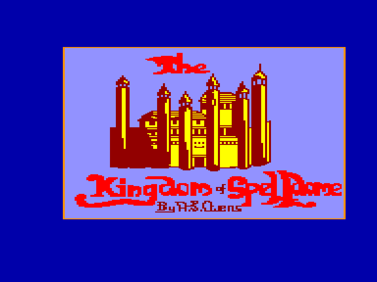 screenshot du jeu Amstrad CPC Kingdom of Speldome