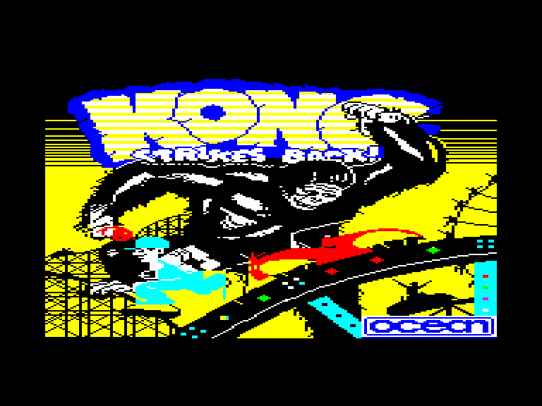 screenshot du jeu Amstrad CPC Kong Strikes Back
