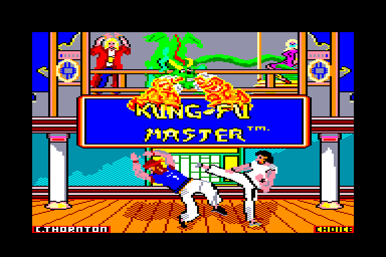 screenshot du jeu Amstrad CPC Kung-Fu Master