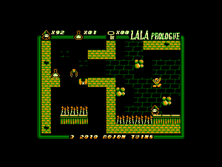 screenshot of the Amstrad CPC game Lala Prologue