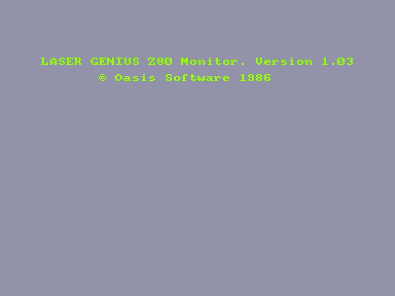 screenshot of the Amstrad CPC game Laser Genius