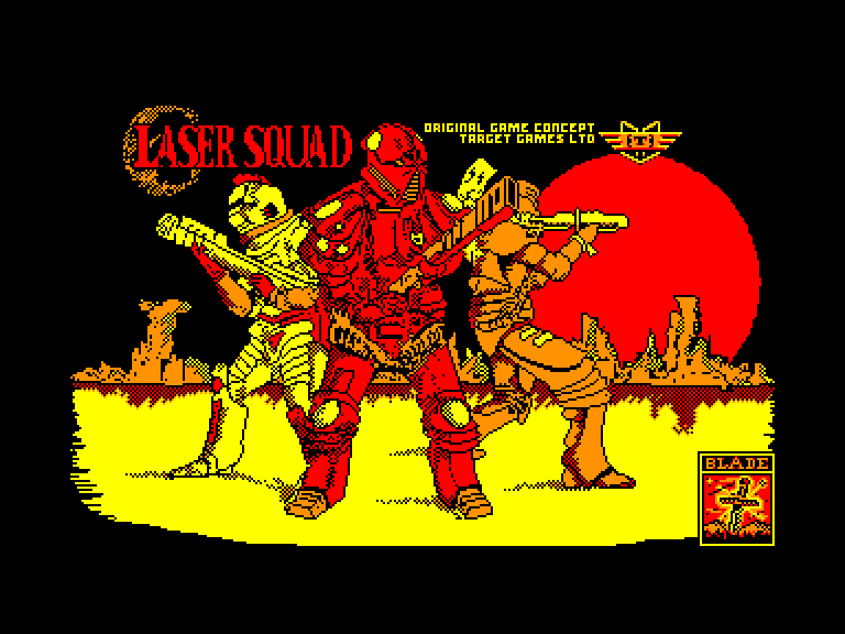 screenshot du jeu Amstrad CPC Laser Squad
