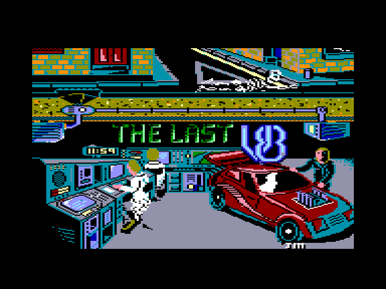 screenshot of the Amstrad CPC game Last V8 (the)