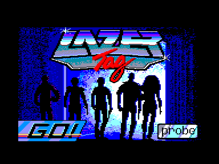 screenshot of the Amstrad CPC game Lazer tag