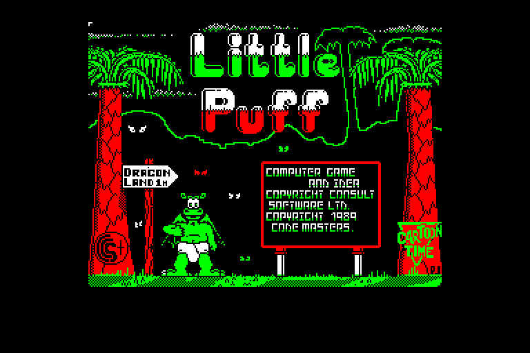 screenshot du jeu Amstrad CPC Little Puff in Dragonland