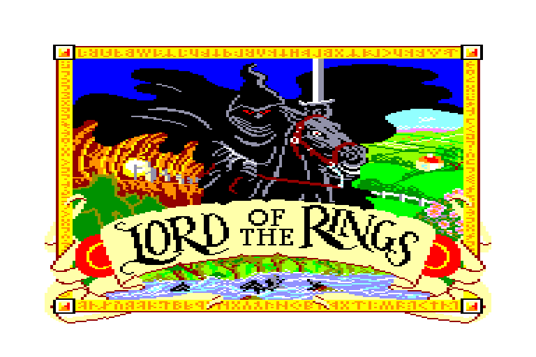 screenshot du jeu Amstrad CPC Lord of the rings - game one