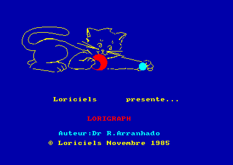 screenshot du jeu Amstrad CPC Lorigraph