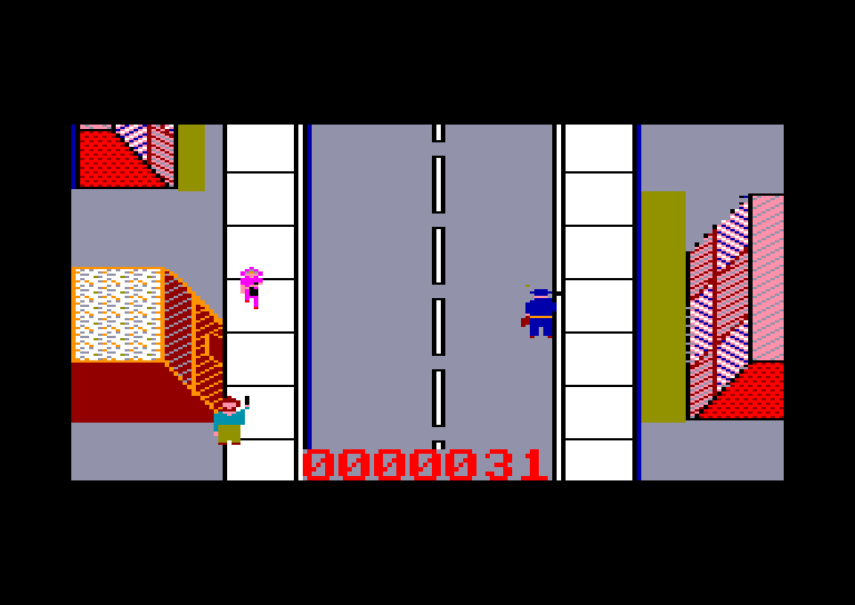 screenshot du jeu Amstrad CPC Los Angeles SWAT