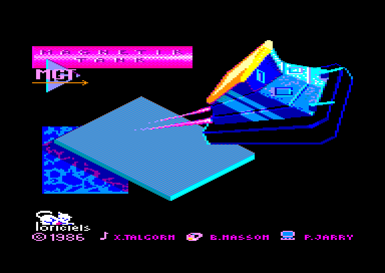 screenshot du jeu Amstrad CPC M.G.T. - Magnetik Tank