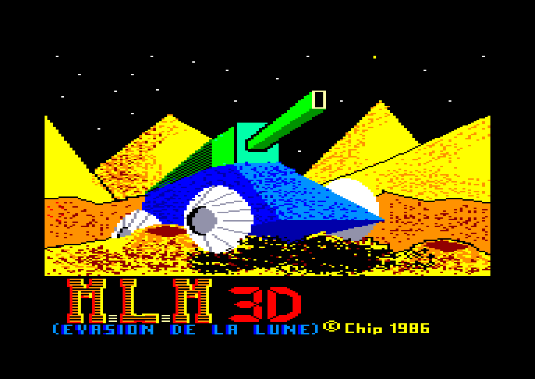 screenshot du jeu Amstrad CPC M.L.M. 3D