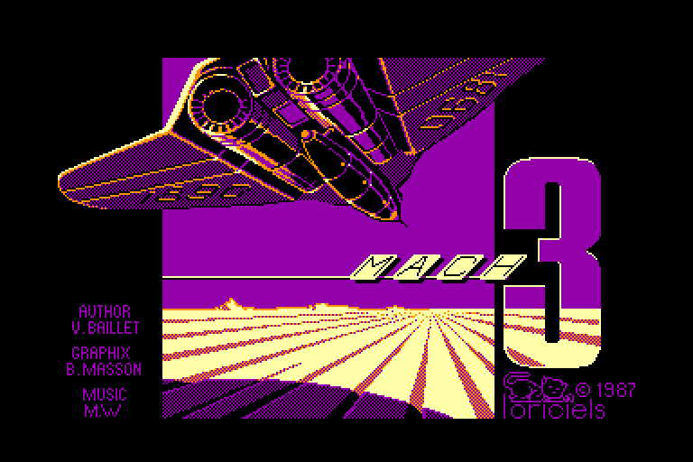 screenshot du jeu Amstrad CPC Mach 3