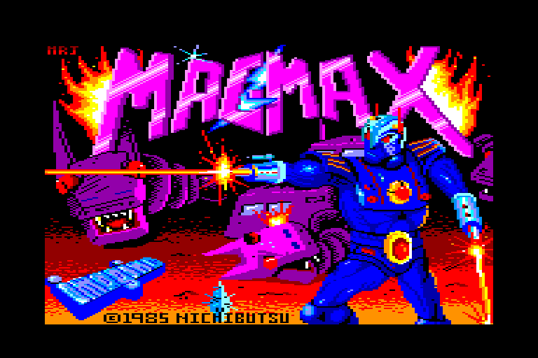 screenshot du jeu Amstrad CPC Mag Max