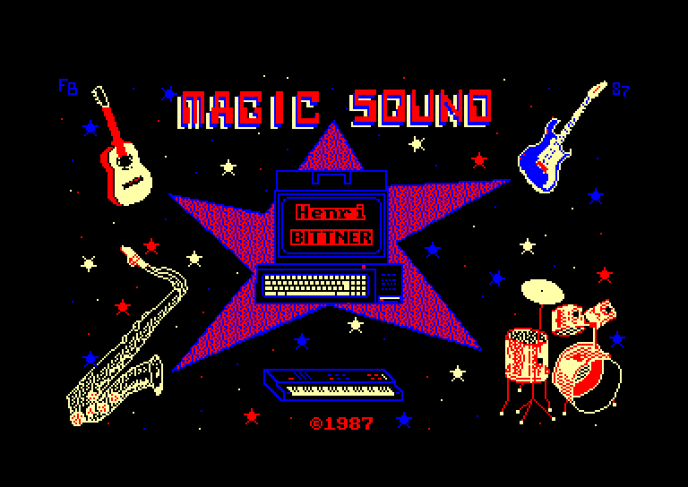 screenshot du jeu Amstrad CPC Magic Sound