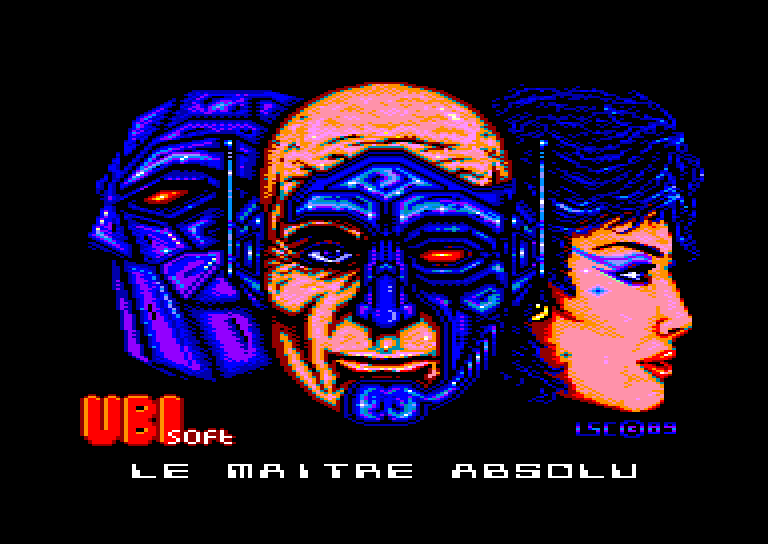 screenshot of the Amstrad CPC game Maitre Absolu (le)