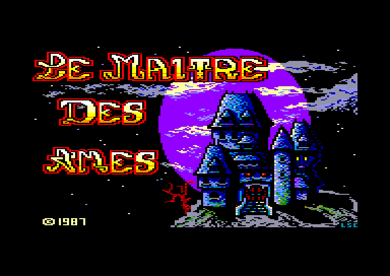 screenshot du jeu Amstrad CPC Maitre des ames (le)