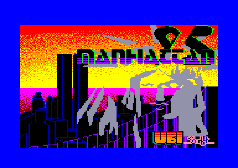screenshot of the Amstrad CPC game Manhattan 95 Light